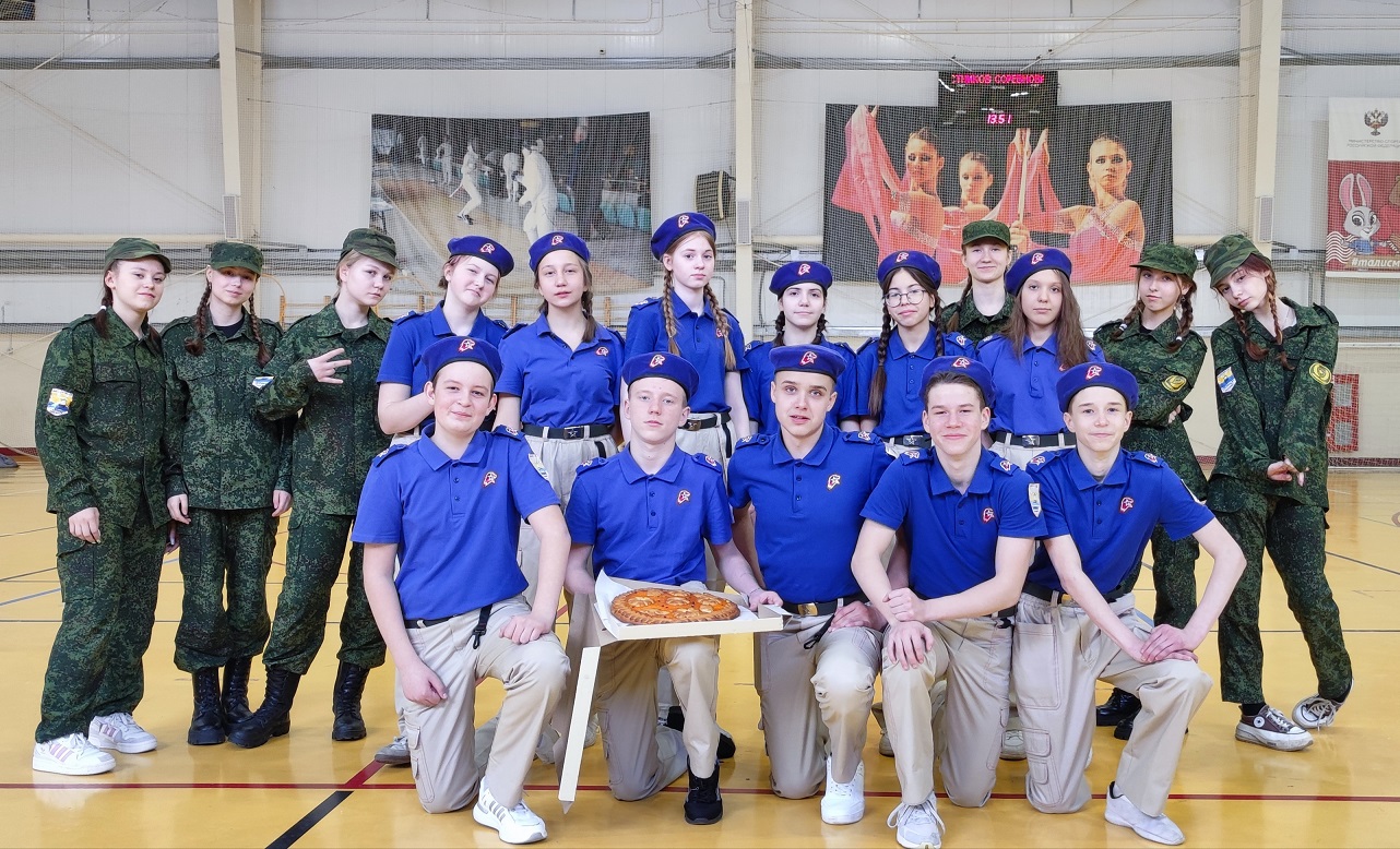 Смотр строя и песни - отряд Вымпел